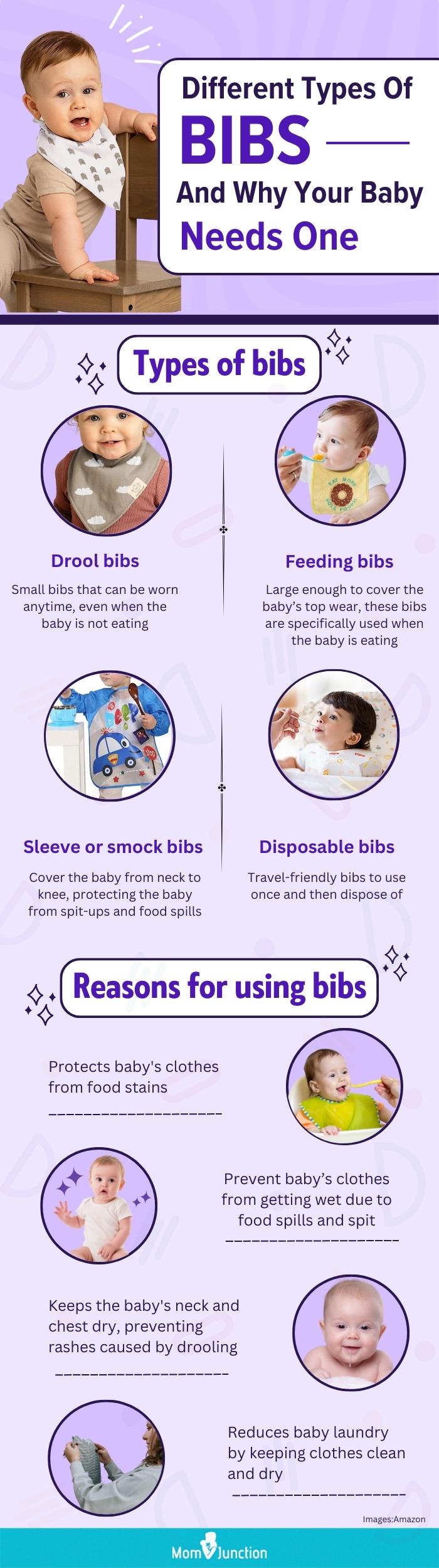 Different Types Of Bibs And Why Your Baby Needs One (infographic)