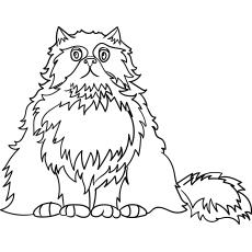 Top 30 Free Printable Cat Coloring Pages For Kids