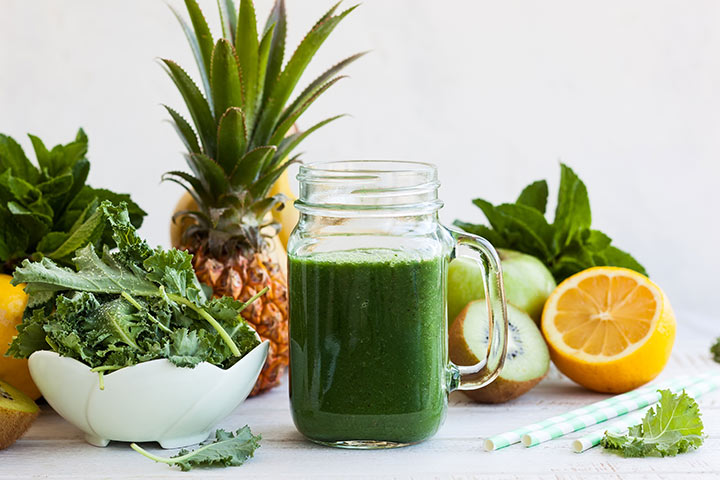 Green smoothies for nutritional requirements in third trimester