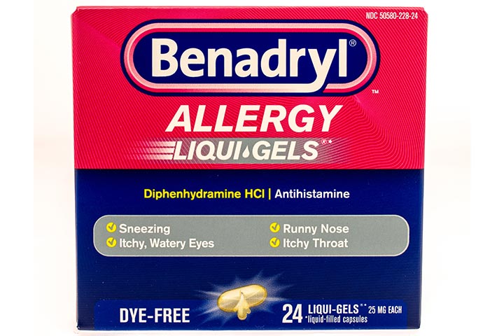 can you give a baby benadryl and zyrtec