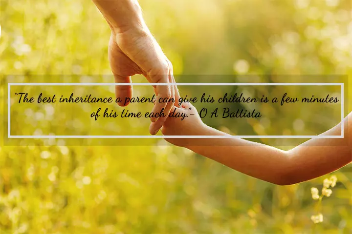 The best inheritance a parent can give his children... inspirational parenting quotes