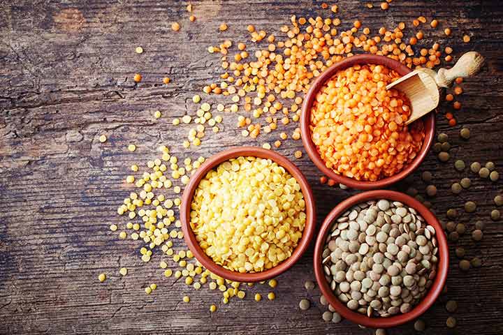 Lentils for nutritional requirements in third trimester