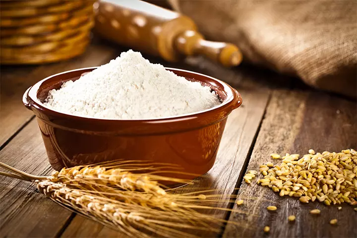 Avoid using refined flour, Wheat for babies
