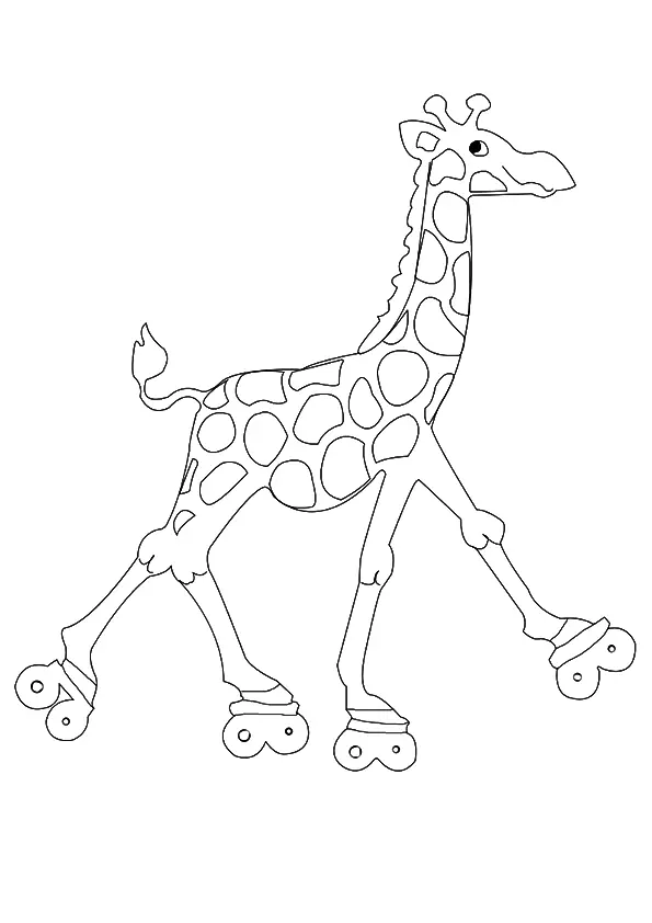 The-Giraffe-On-Roller-Skates