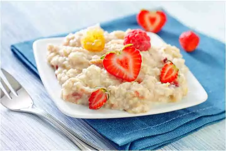 Wheat porridge for babies