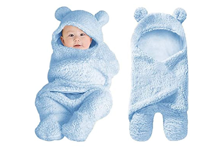 XMwealthy Newborn Plush Nursery Swaddle Blanket