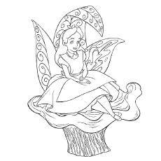 Alice disney princess coloring pages