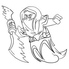 Bansha Ghost Ninjago Coloring Pages