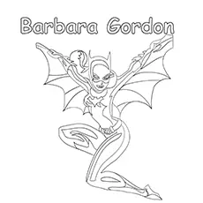 Barbara Gordon coloring page