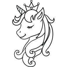 Download Top 50 Free Printable Unicorn Coloring Pages