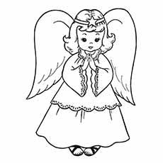 6600 Top Coloring Pages Christmas Angels Images & Pictures In HD