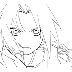 Edward Elric, Anime coloring pages