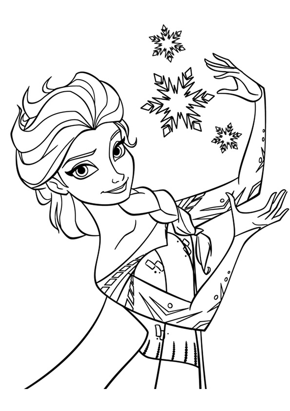 Elsa-With-Snowflake