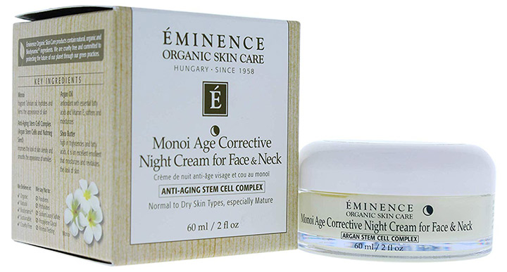 Eminence Organics Monoi Age Corrective Night Cream for Face & Neck