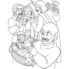 kids bible stories coloring pages