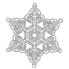 snowflakes coloring pages printable