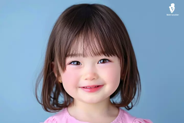 Fringe hairstyle, toddler girl haircut