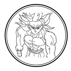 Goku, Anime coloring pages