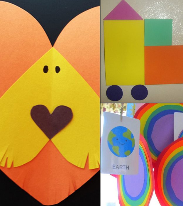 3 Creative And Interesting Shape Crafts For Toddlers