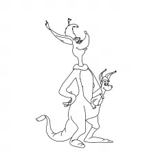 Jane Kangaroo, Dr. Seuss coloring page