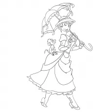 Jane porter disney princess coloring pages