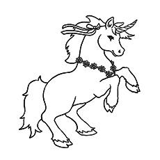 Unicorns - Free printable Coloring pages for kids