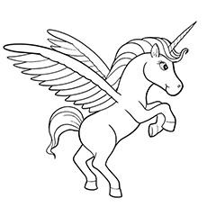 Download Top 50 Free Printable Unicorn Coloring Pages