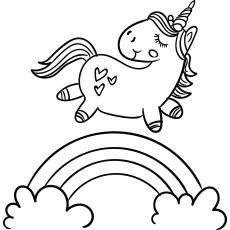 Featured image of post Cute Unicorn Rainbow Coloring Pages