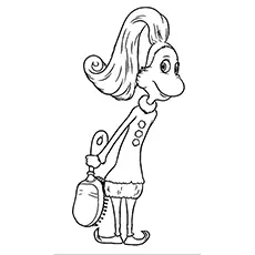 Marie by Dr. Seuss coloring page