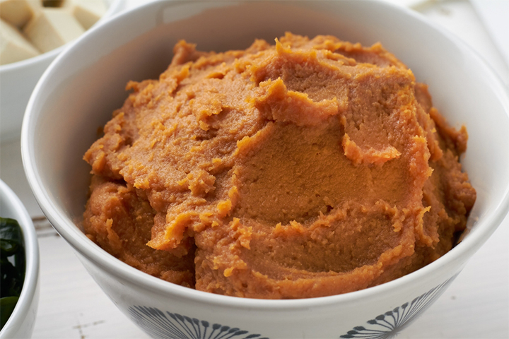Miso is a Japanese seasoning prepared by fermenting soybeans