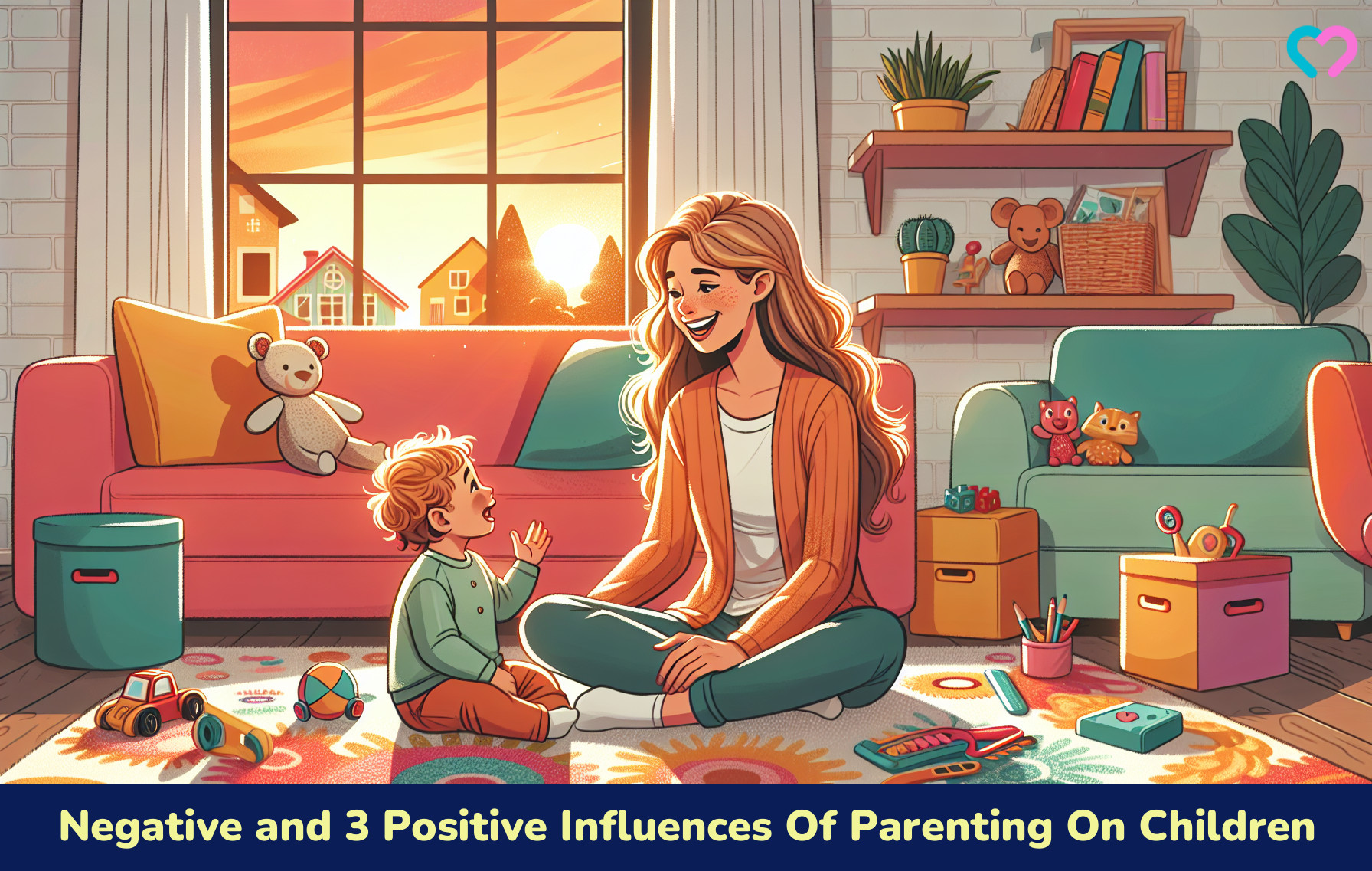Negative and 3 Positive Influences Of Parenting On Children_illustration