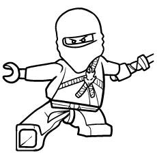 Kai into Action Ninjago Coloring Pages