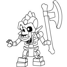 Nuckal ninjago coloring page