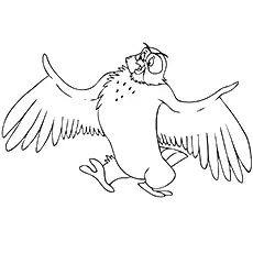 Owl from Winnie the Pooh, Owl coloring pages_image