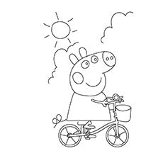 Peppa Pig coloring page