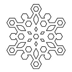 Snowflake plates, snowflake coloring pages