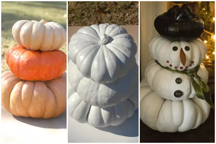 Pumpkin Snowman Christmas activity for toddlers