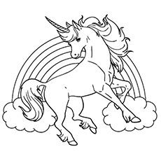 Featured image of post Cute Unicorn Rainbow Coloring Pages