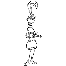 Sally O’Malley Character from Dr Seuss Coloring Pages Printable Free