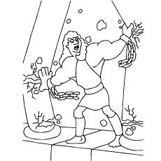 Samson Coloring Page