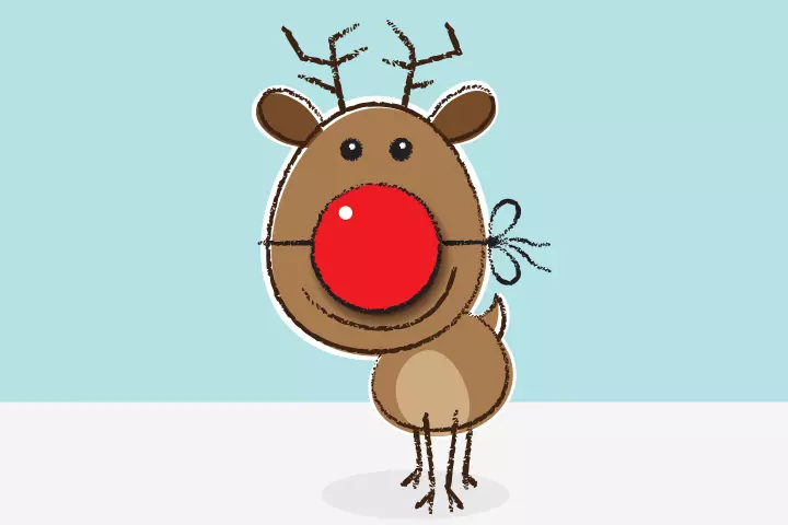 Scribble Reindeer Christmas activity for toddlers