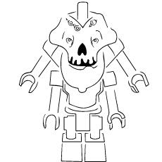 Skulkin ninjago coloring page 