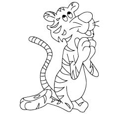 Snagglepuss tiger coloring page