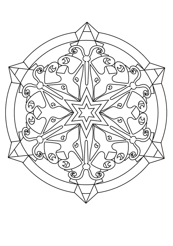 Snowflake-Mandala