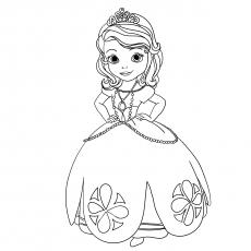 princess sofia coloring pages