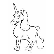 Unicorn Re'em Coloring Pages