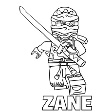 The Zane Ninjago Coloring Pages