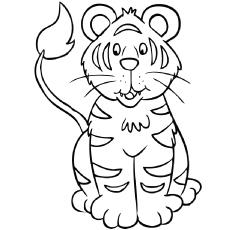 90 Collections Cute Coloring Pages Tiger  Free