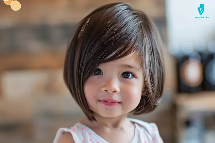 Toddler Girl Haircuts, Asymmetrical Bob Cut