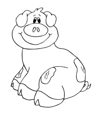 Top 20 Pig Coloring Pages Your Toddler Will Love